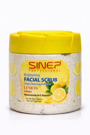 SINEP Brightening & Cleansing Face Scrub Deep Cleansing Exfoliant Lemon 400ml
